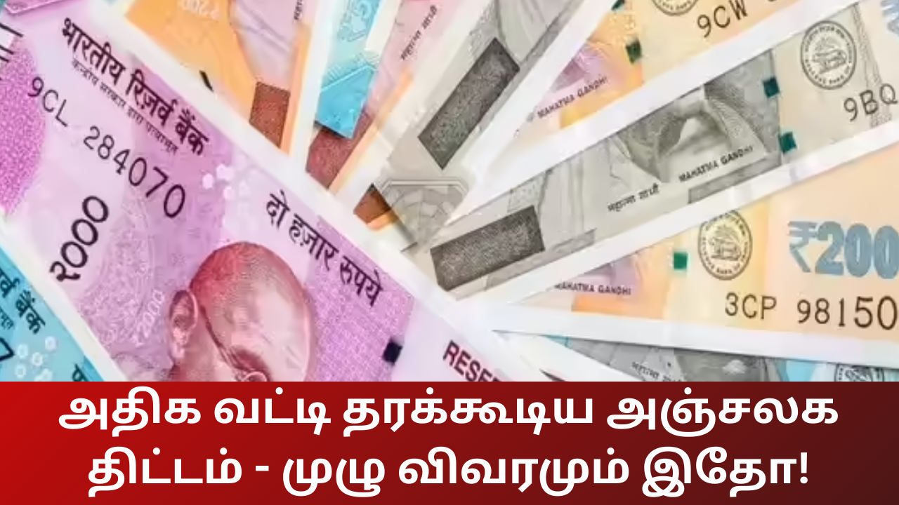 Post Office Time Deposit Scheme Details Tamil