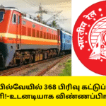 RRB Recruitment 2025 Section Controller