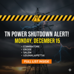Tamil Nadu Power Cut List Dec 15