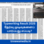 Typewriting Result 2026