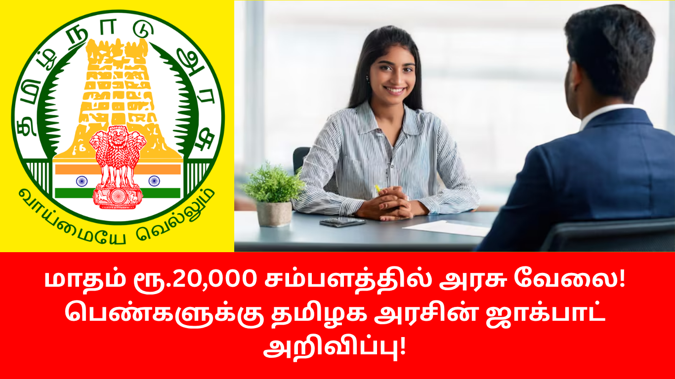 District Social Welfare Department Tiruvallur Job Recruitment 2026