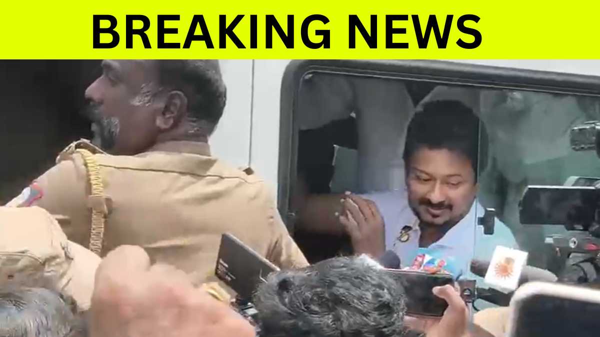 Udhayanithi Arrest Latest News Update Aug 4
